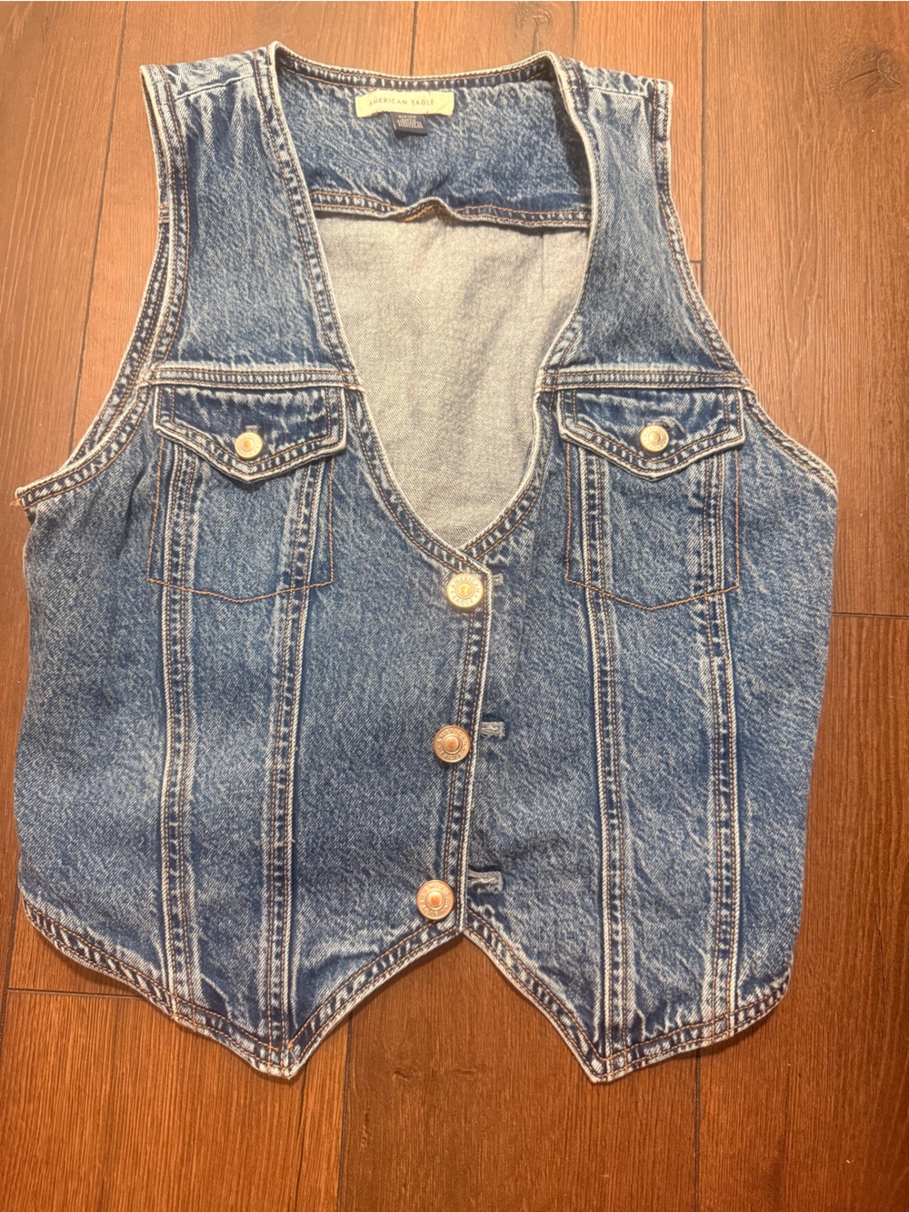 AE Denim Vest - Picture 2 of 4